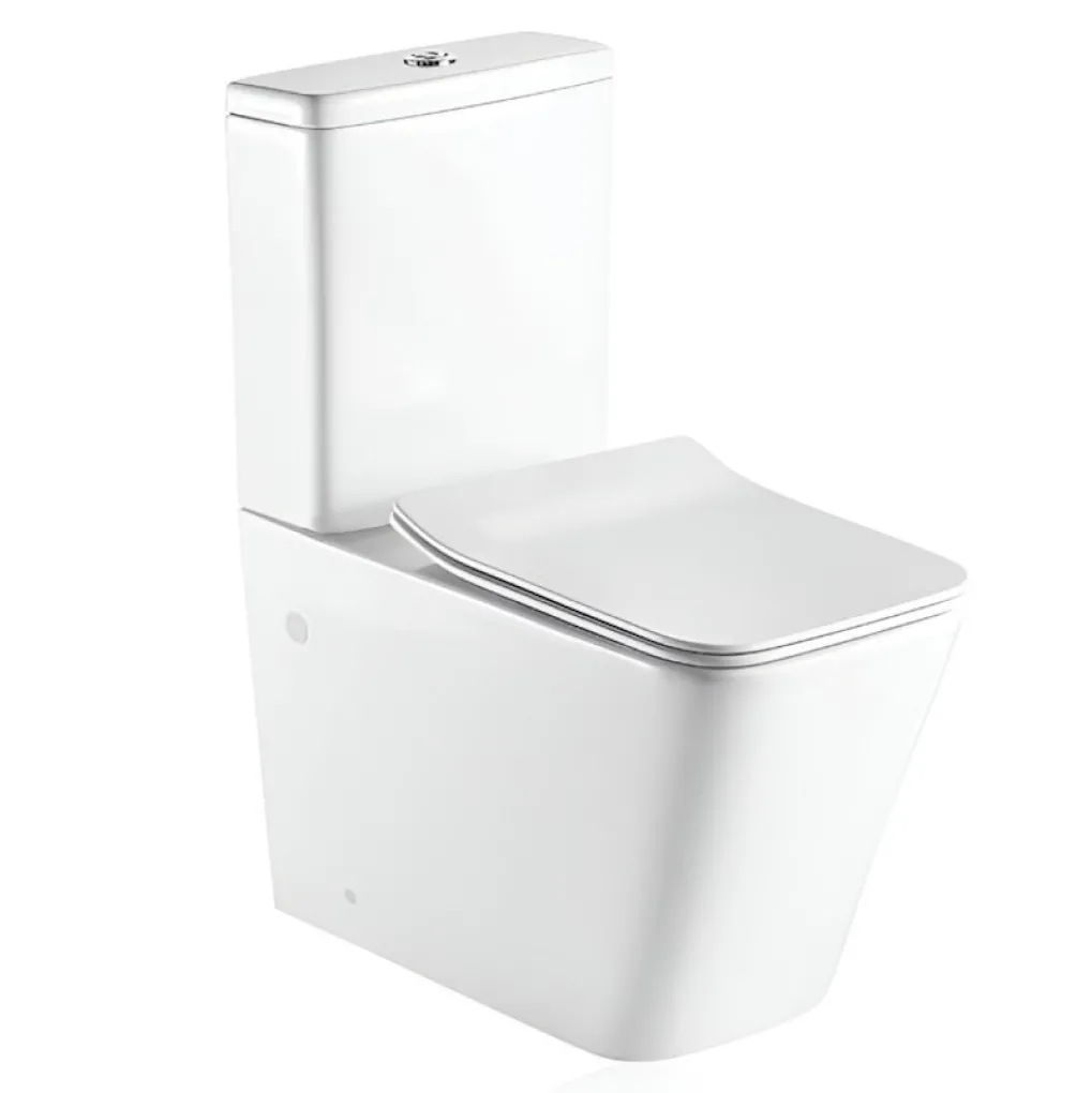 Унітаз-компакт підлоговий Koller Pool Kvadro з сидінням Soft-close без бачка (KR-0675-RC-C)- Фото 1